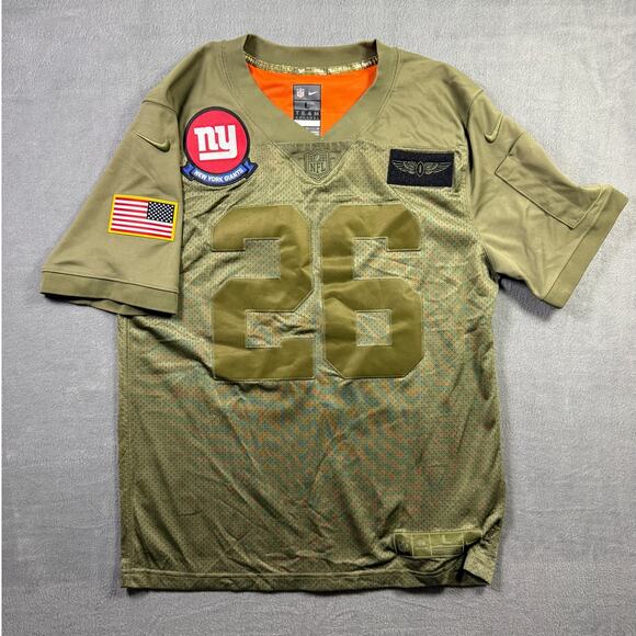 Saquon Barkley New York Giants Salute to Service Nike Limited Jersey Size Large